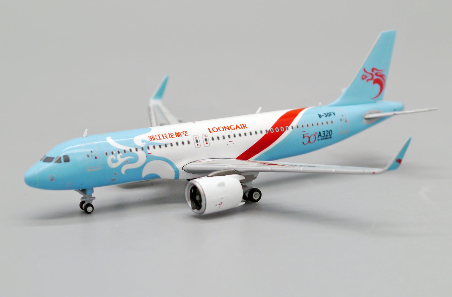 JC WINGS A320 LOONGAIR "50TH A320" REG: B-30FV