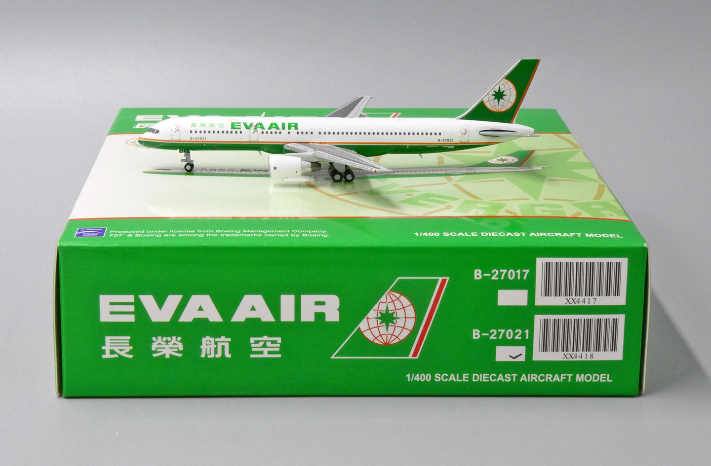 JC WINGS B757-200 EVA AIR REG: B-27021