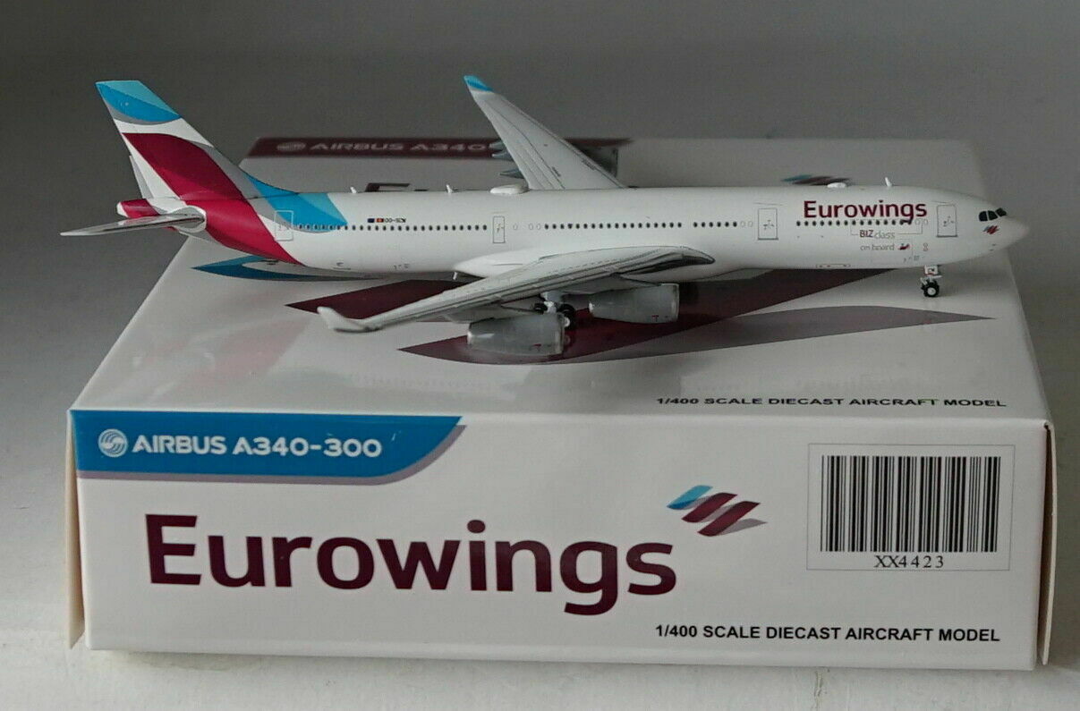 JC WINGS A340-300 EUROWINGS REG: OO-SCW