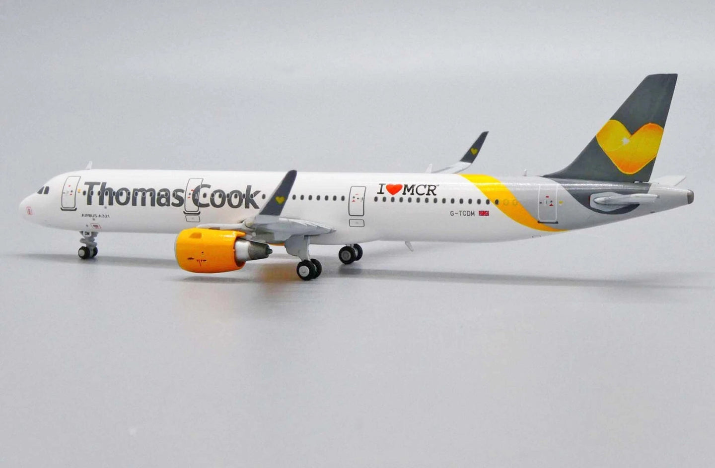 JC WINGS A321 THOMAS COOK I LOVE MCR REG: G-TCDM