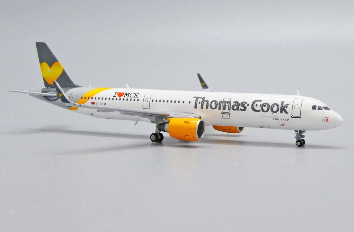 JC WINGS A321 THOMAS COOK I LOVE MCR REG: G-TCDM