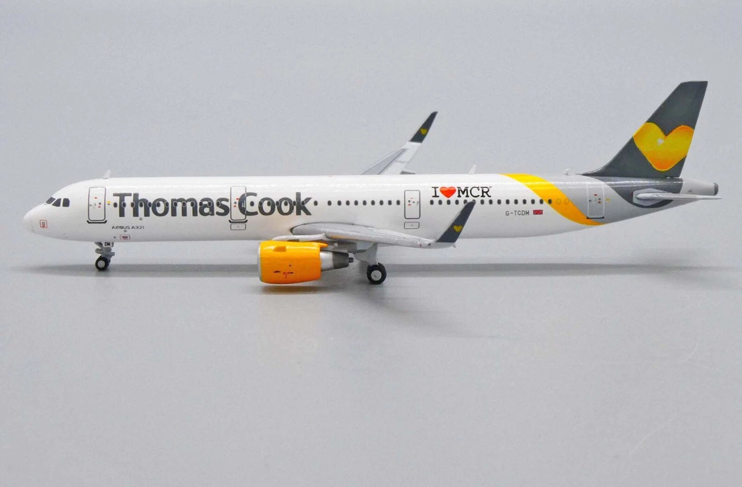 JC WINGS A321 THOMAS COOK I LOVE MCR REG: G-TCDM