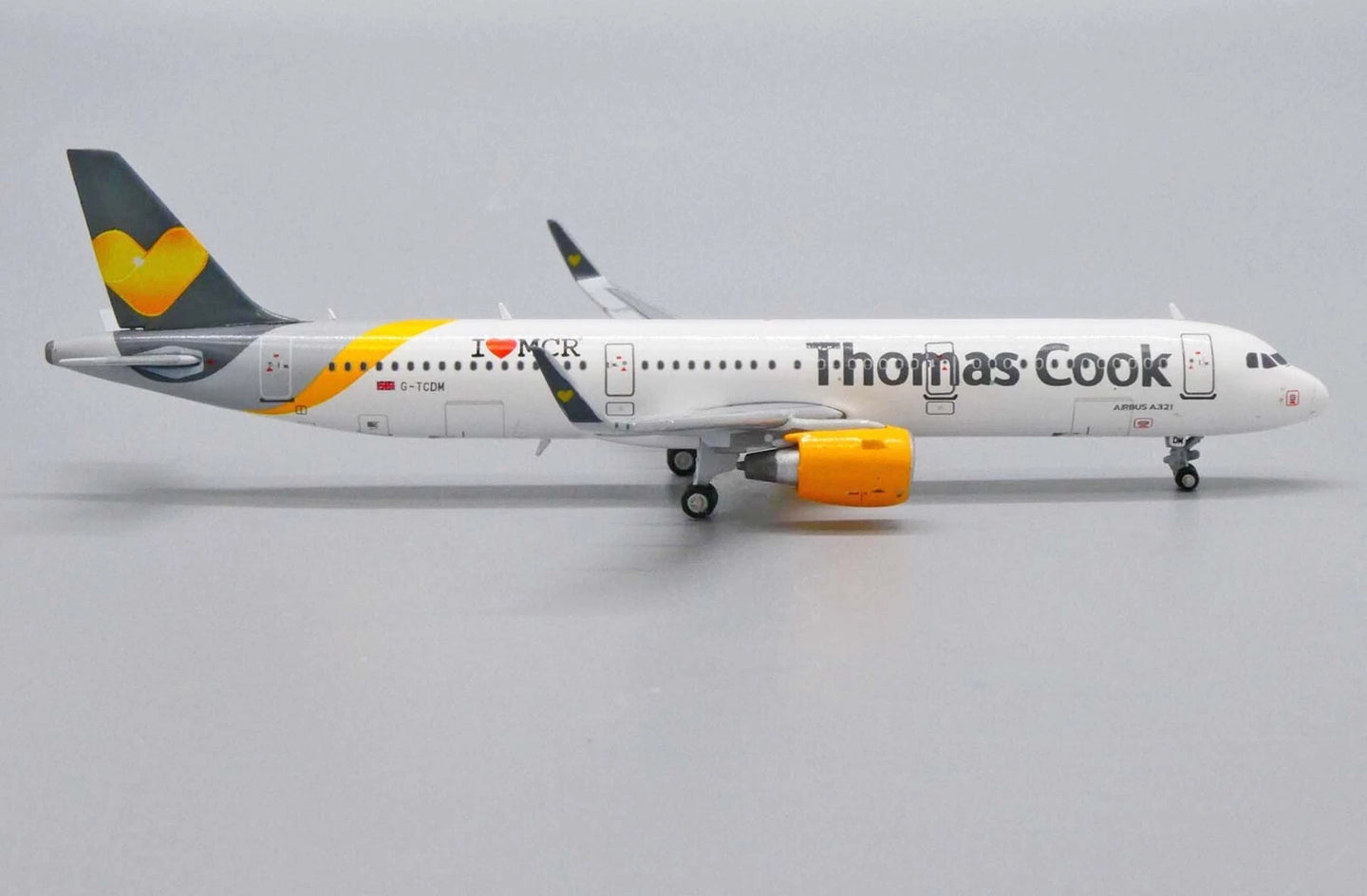 JC WINGS A321 THOMAS COOK I LOVE MCR REG: G-TCDM