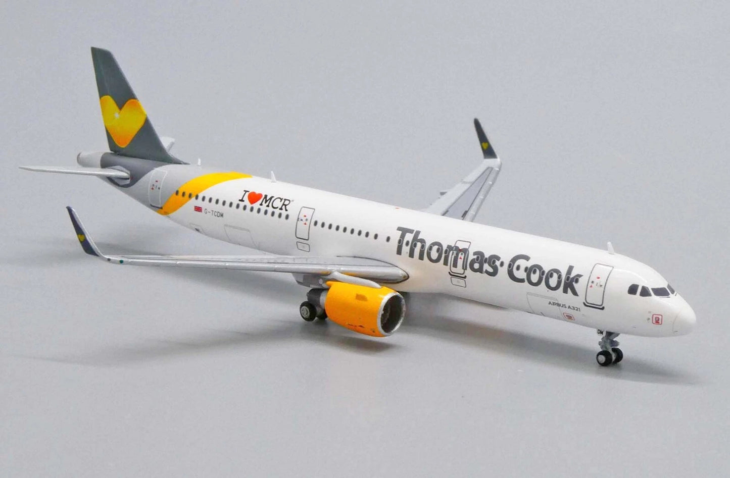 JC WINGS A321 THOMAS COOK I LOVE MCR REG: G-TCDM