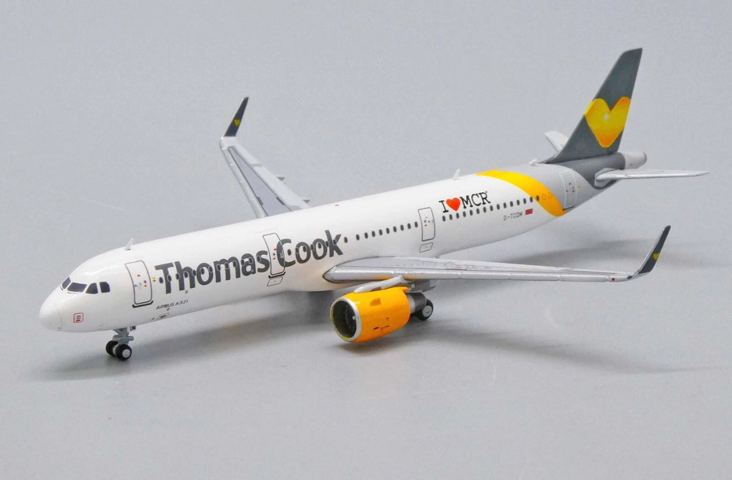 JC WINGS A321 THOMAS COOK I LOVE MCR REG: G-TCDM