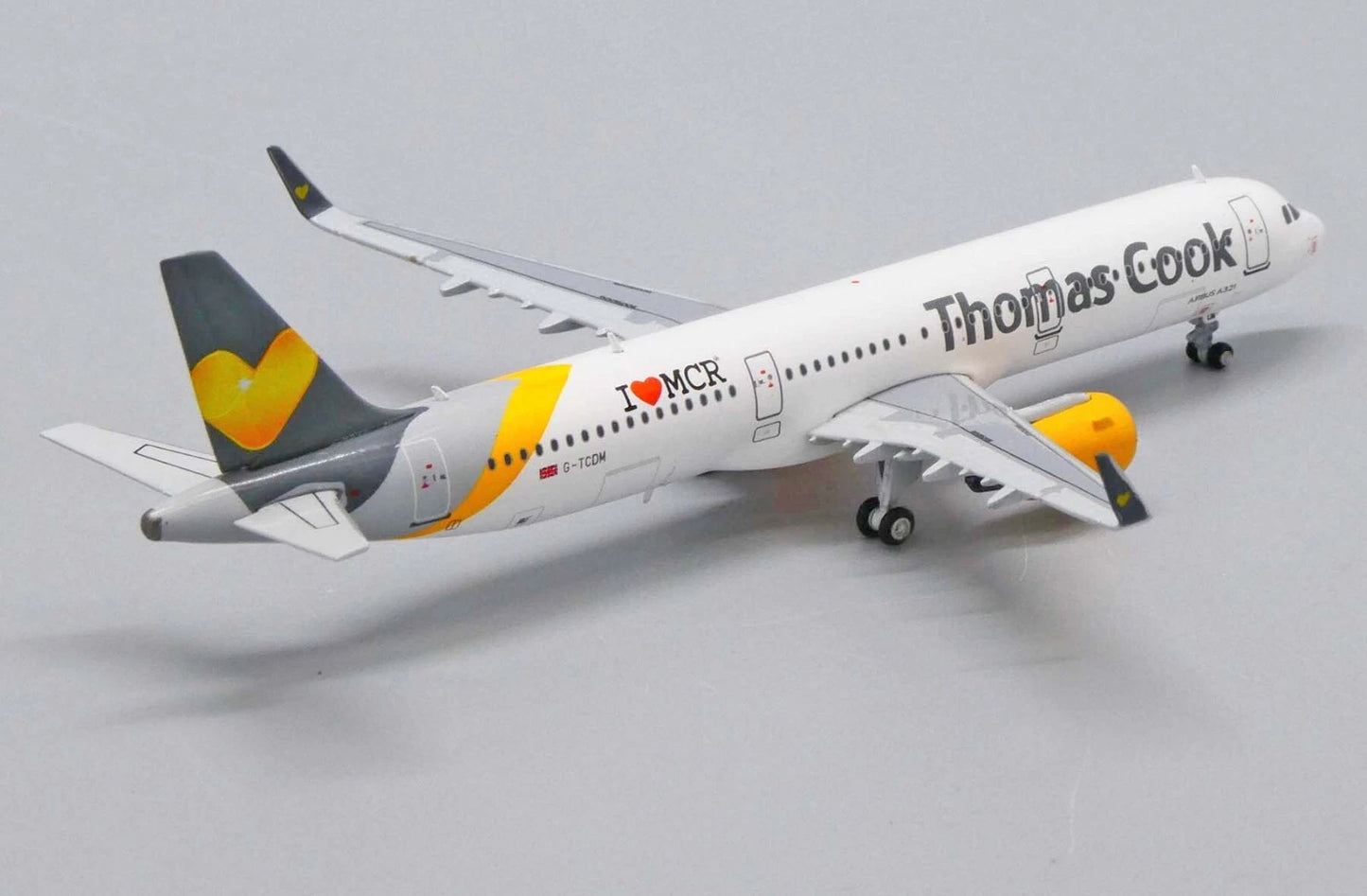 JC WINGS A321 THOMAS COOK I LOVE MCR REG: G-TCDM