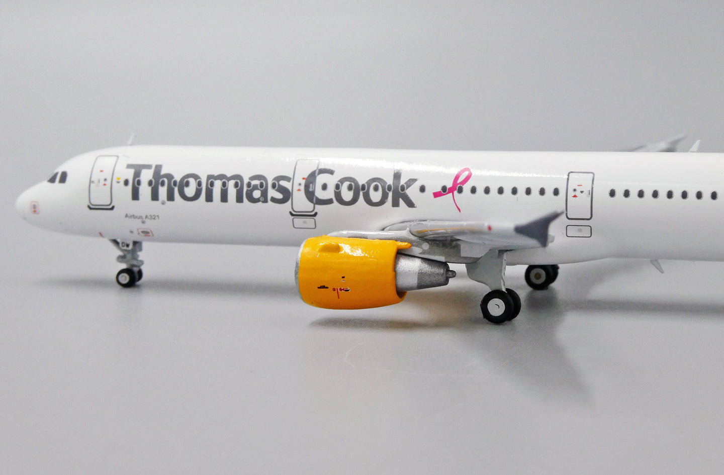 JC WINGS A321 THOMAS COOK "PINK RIBBON" REG: G-TCDW