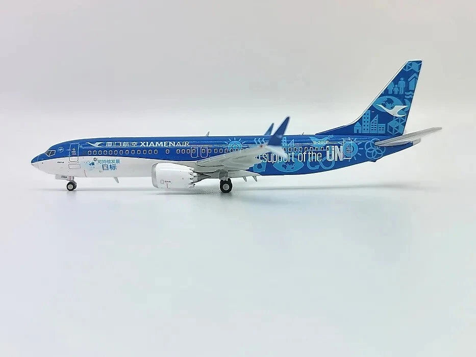 JC WINGS B737-8 MAX XIAMEN AIRLINES "UN GOALS" REG: B-20CP