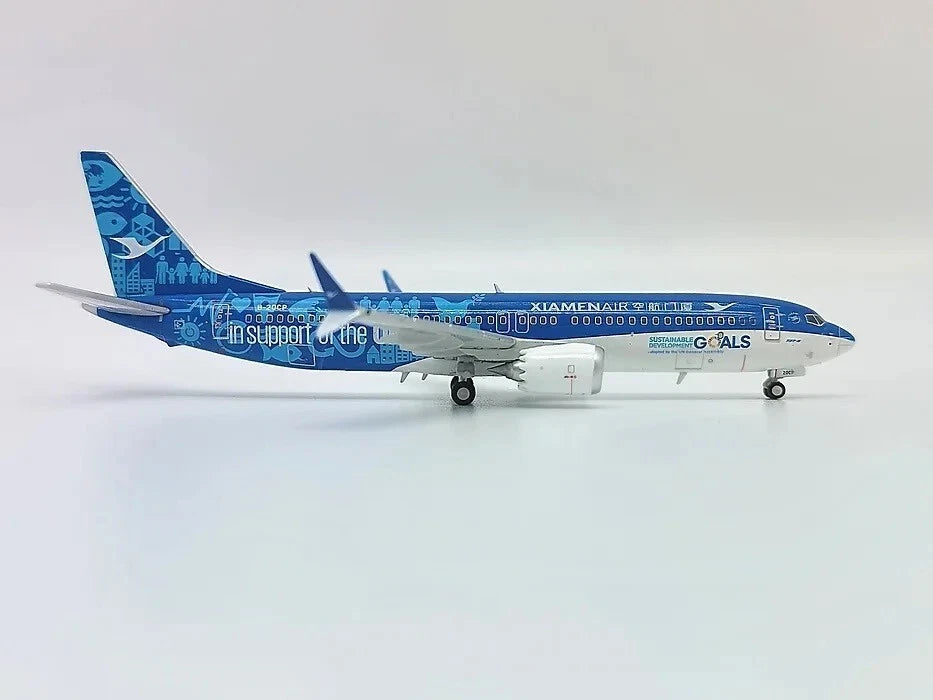 JC WINGS B737-8 MAX XIAMEN AIRLINES "UN GOALS" REG: B-20CP