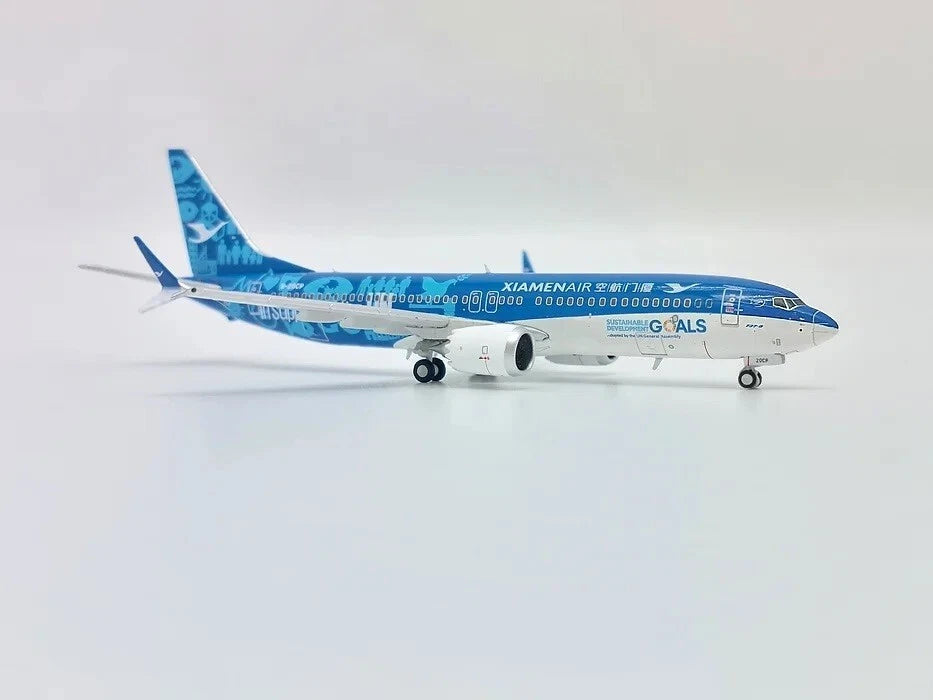 JC WINGS B737-8 MAX XIAMEN AIRLINES "UN GOALS" REG: B-20CP
