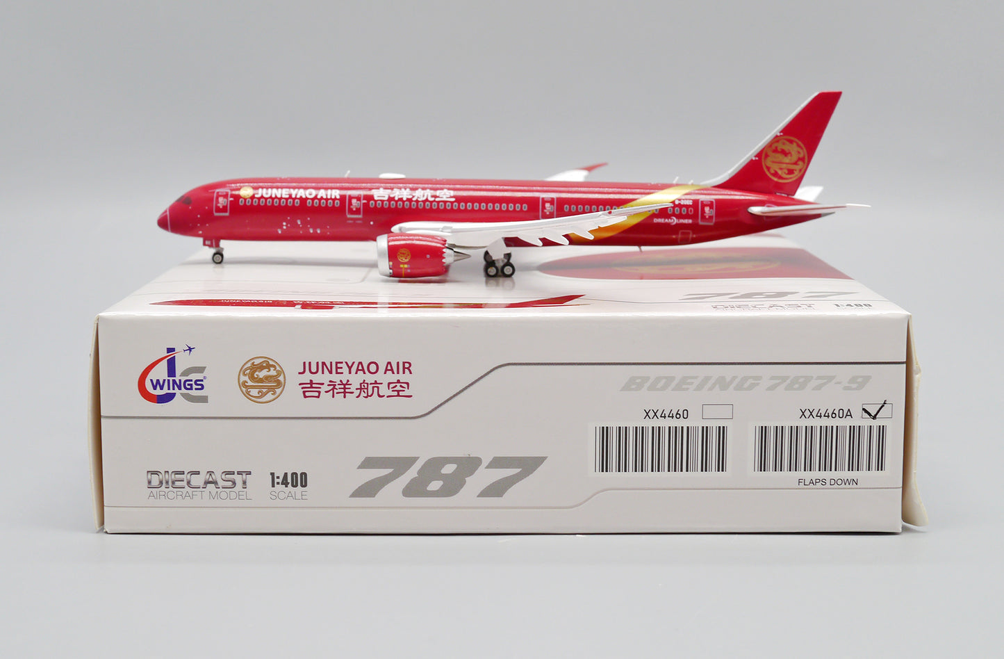 JC WINGS B787-9 JUNEYAO AIR (FLAP DOWN) REG: B-20EC