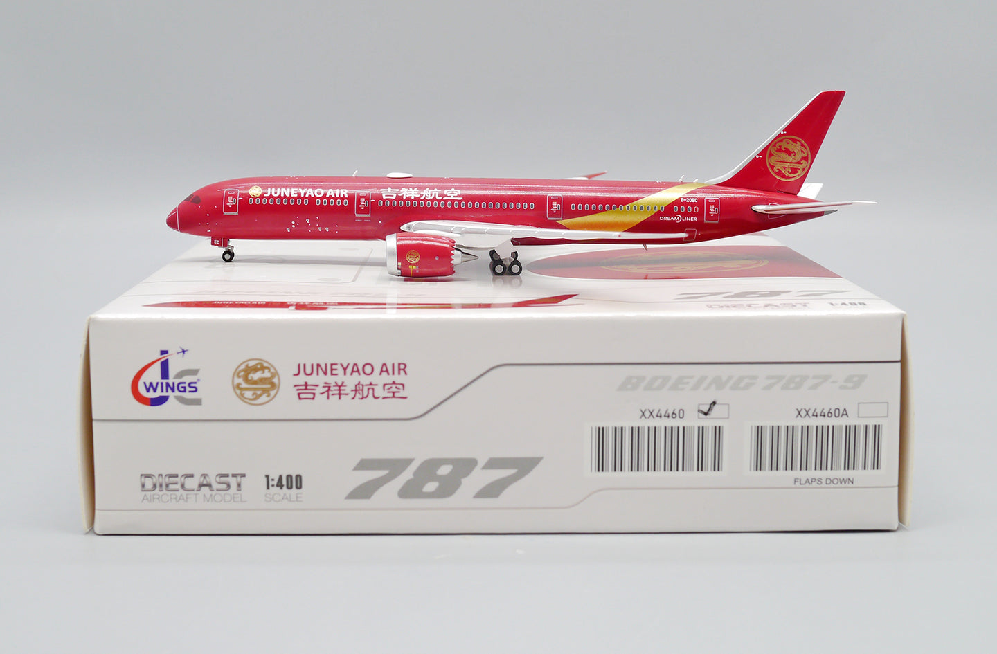 JC WINGS B787-9 DREAMLINER JUNEYAO AIR REG: B-20EC