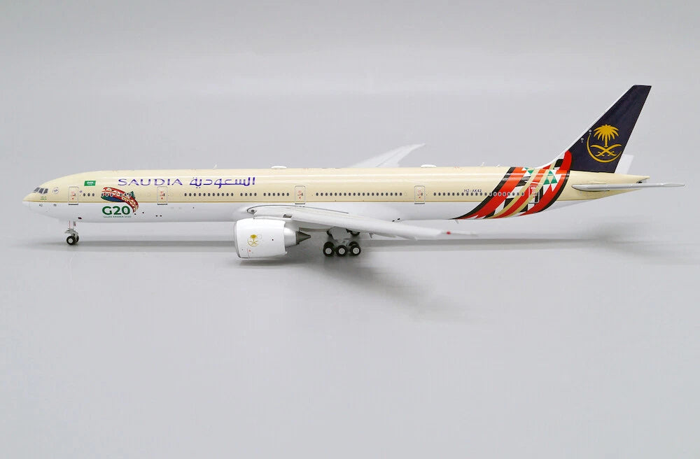 JC WINGS B777-300(ER) SAUDI ARABIAN AIRLINES "G20 LIVERY" (FLAPS DOWN) REG: HZ-AK42