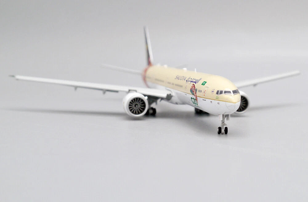 JC WINGS B777-300(ER) SAUDI ARABIAN AIRLINES "G20 LIVERY" (FLAPS DOWN) REG: HZ-AK42
