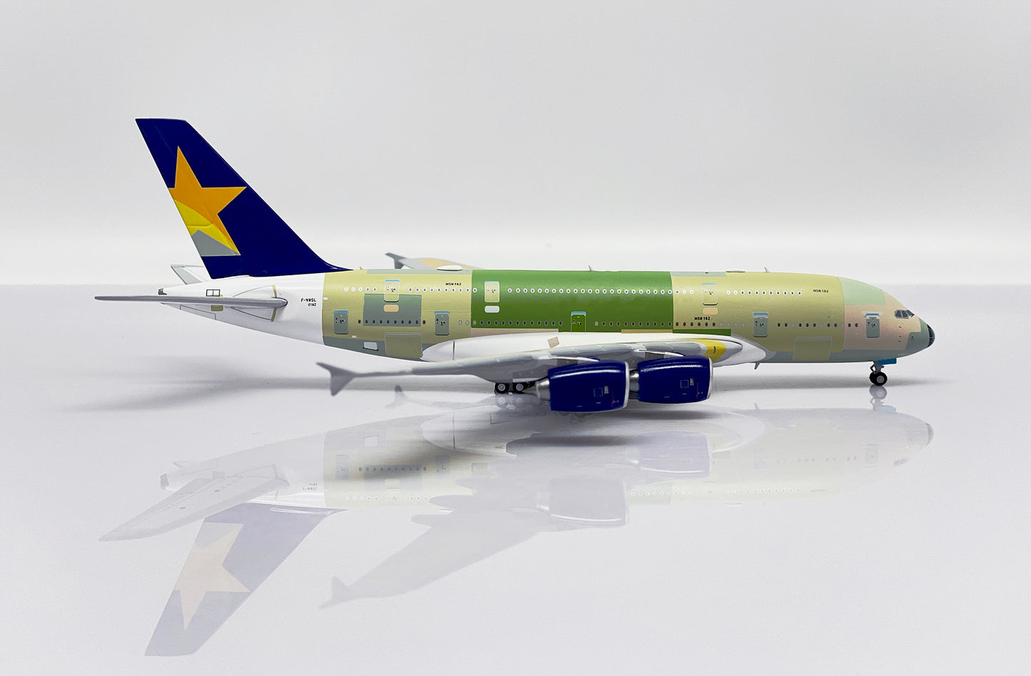 JC WINGS A380 SKYMARK AIRLINES "BARE METAL" REG: F-WWSL
