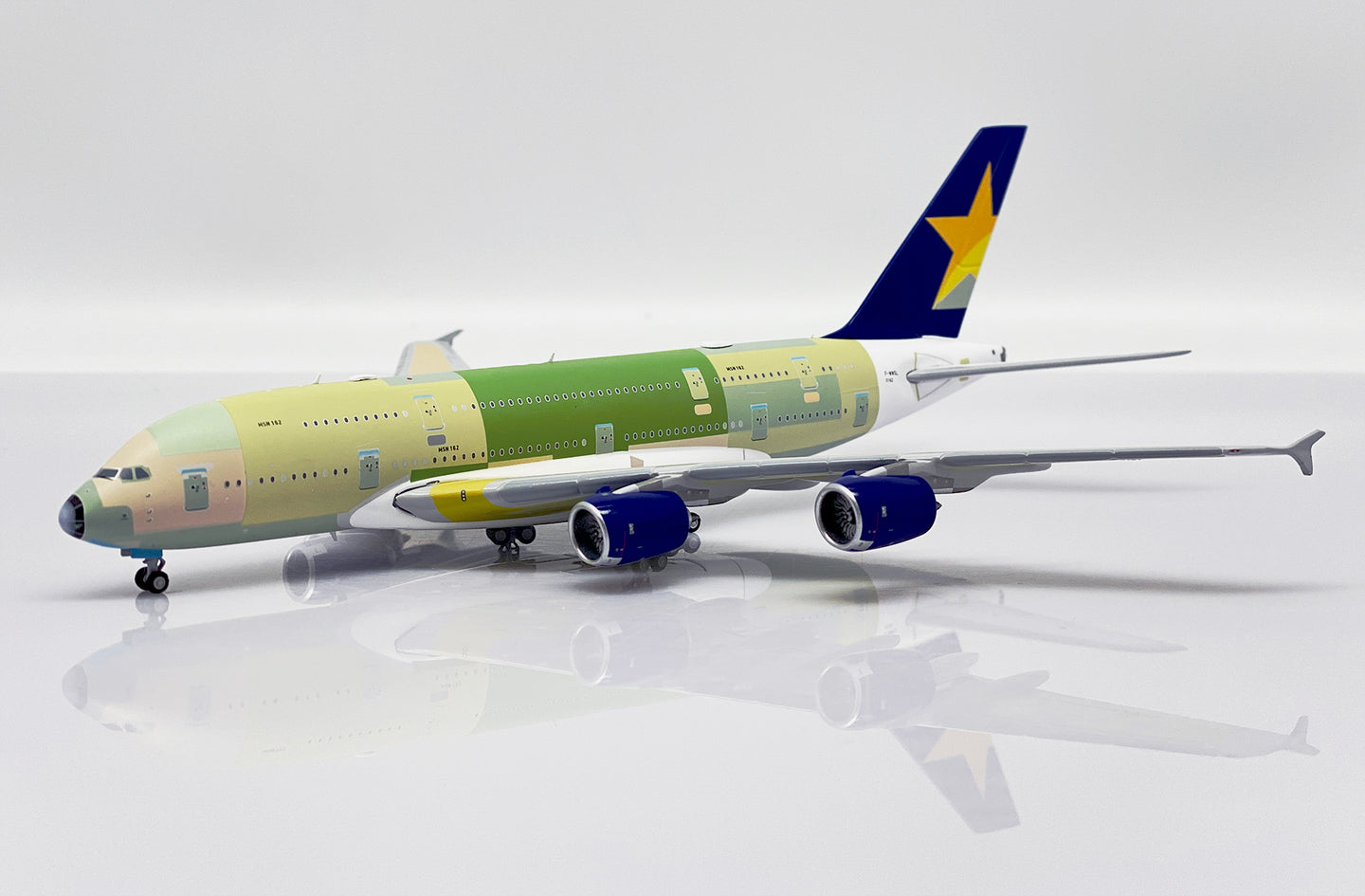 JC WINGS A380 SKYMARK AIRLINES "BARE METAL" REG: F-WWSL