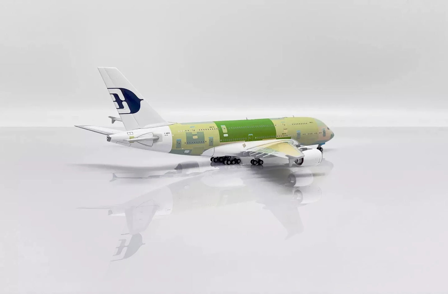 JC WINGS A380 MALAYSIA AIRLINES "BARE METAL" REG: F-WWSG