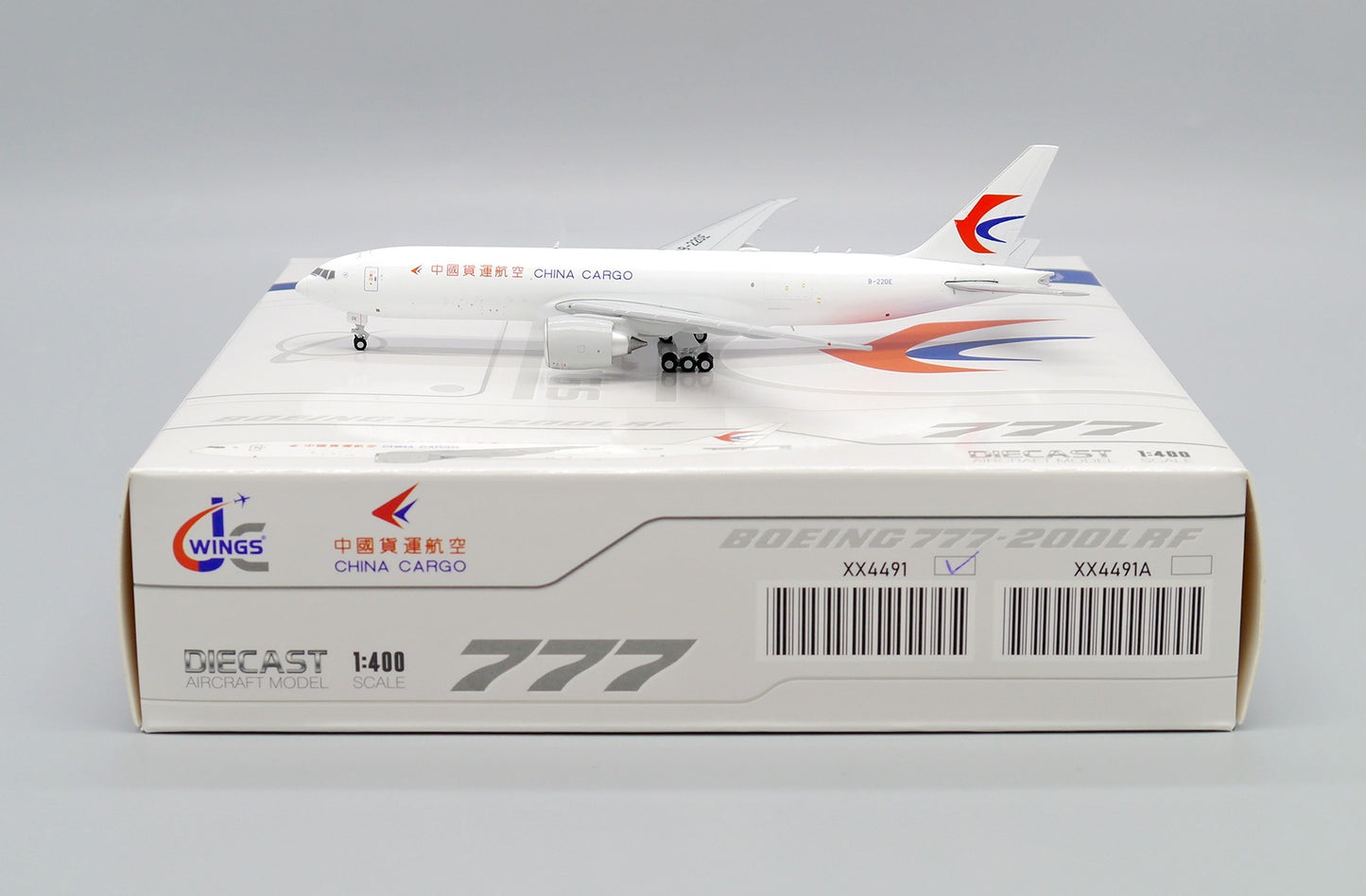 JC WINGS B777-200(LRF) CHINA CARGO AIRLINES REG: B-220E