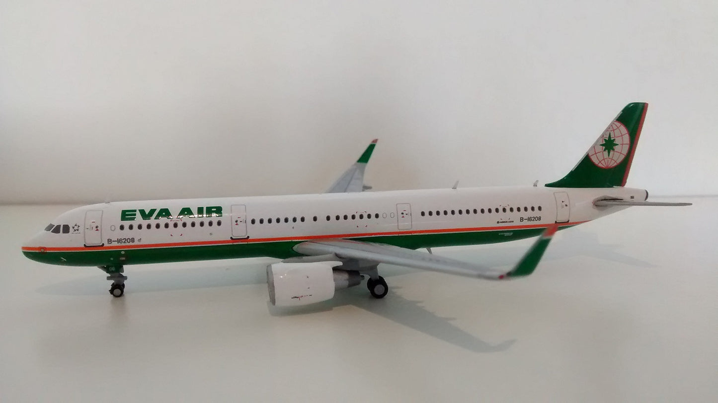 JC WINGS A321 200SL EVA AIR "OLD COLOURS" REG: B-16208