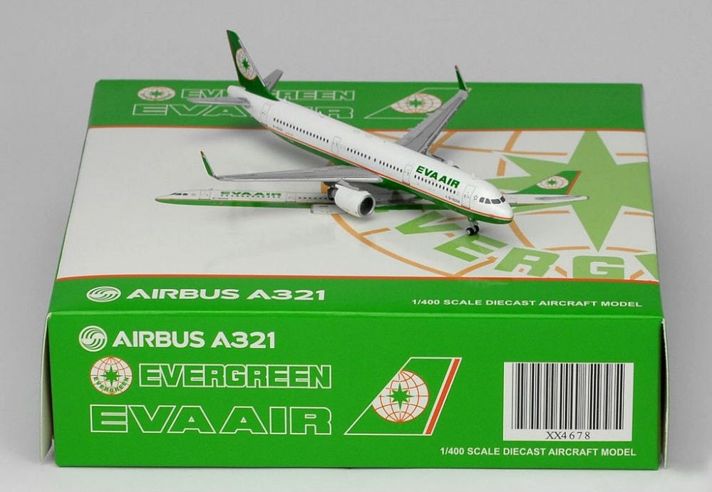 JC WINGS A321 200SL EVA AIR "OLD COLOURS" REG: B-16208