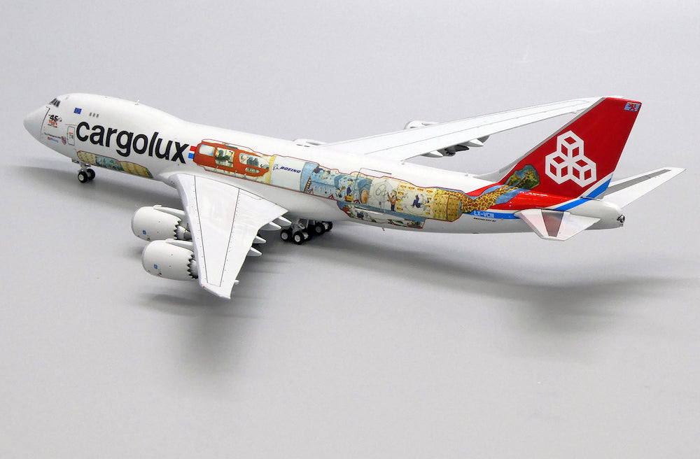 JC WINGS B747-8F CARGOLUX "CUTAWAY LIVERY" (INTERACTIVE SERIES) REG: LX-VCM