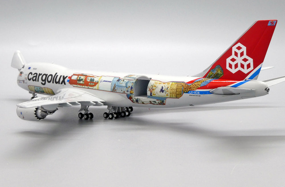JC WINGS B747-8F CARGOLUX "CUTAWAY LIVERY" (INTERACTIVE SERIES) REG: LX-VCM
