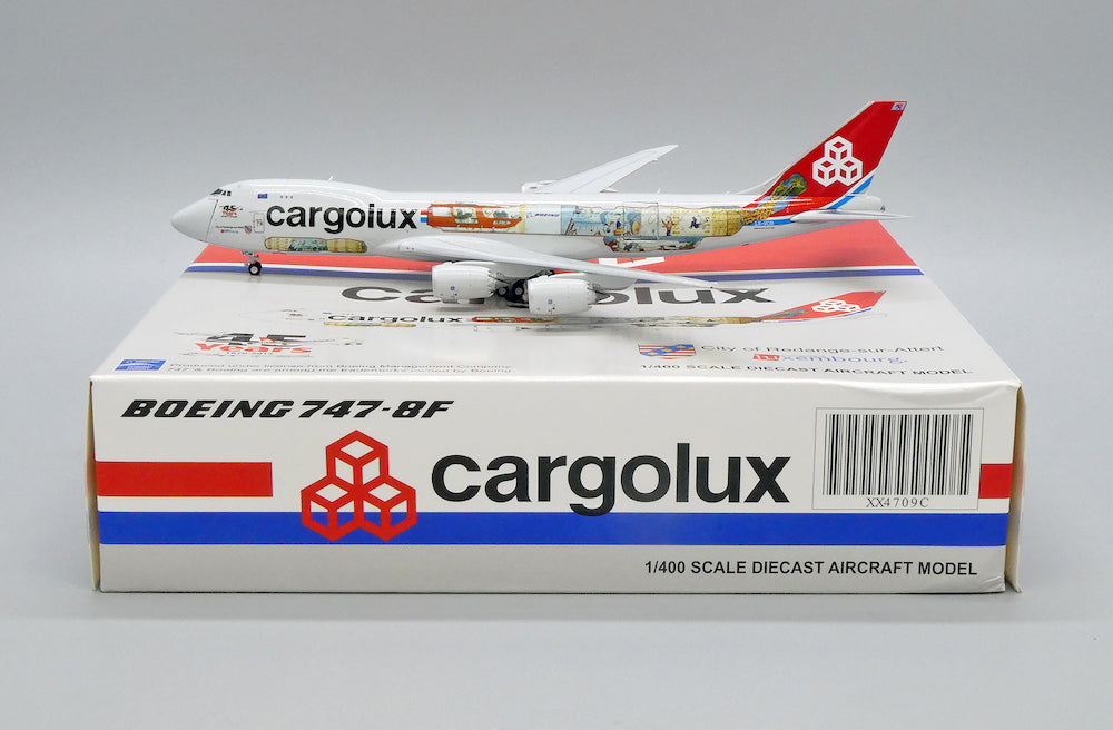 JC WINGS B747-8F CARGOLUX "CUTAWAY LIVERY" (INTERACTIVE SERIES) REG: LX-VCM