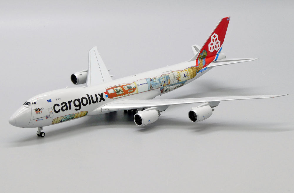 JC WINGS B747-8F CARGOLUX "CUTAWAY LIVERY" (INTERACTIVE SERIES) REG: LX-VCM