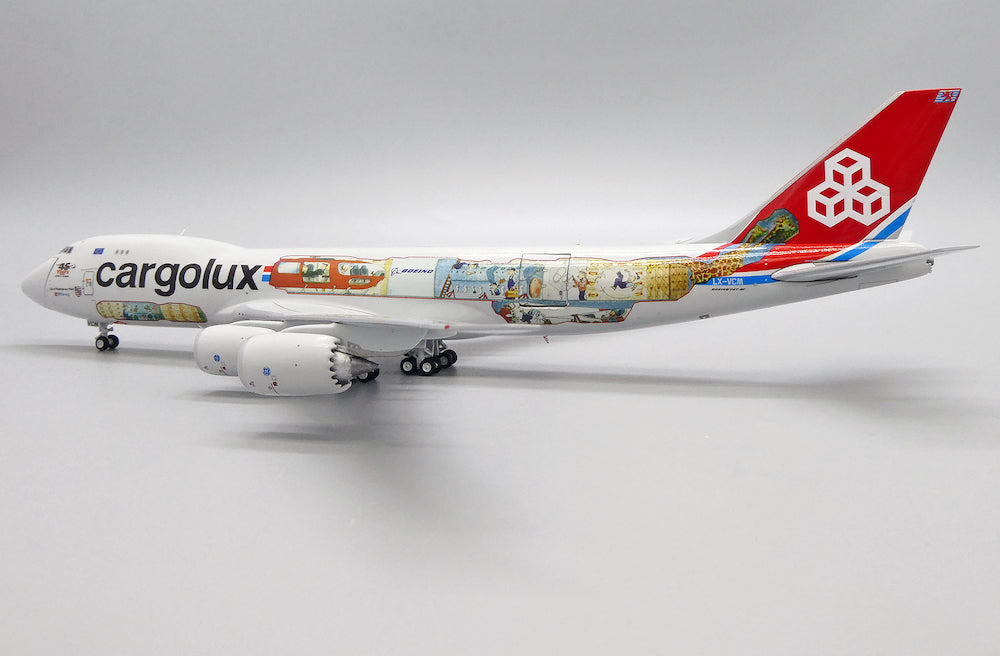 JC WINGS B747-8F CARGOLUX "CUTAWAY LIVERY" (INTERACTIVE SERIES) REG: LX-VCM