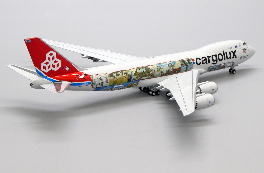 JC WINGS B747-8F CARGOLUX "CUTAWAY LIVERY" (INTERACTIVE SERIES) REG: LX-VCM