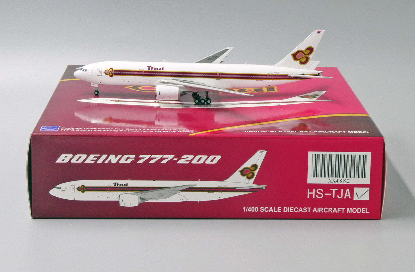 JC WINGS  B777-200 THAI AIRWAYS OLD COLOURS REG: HS-TJA