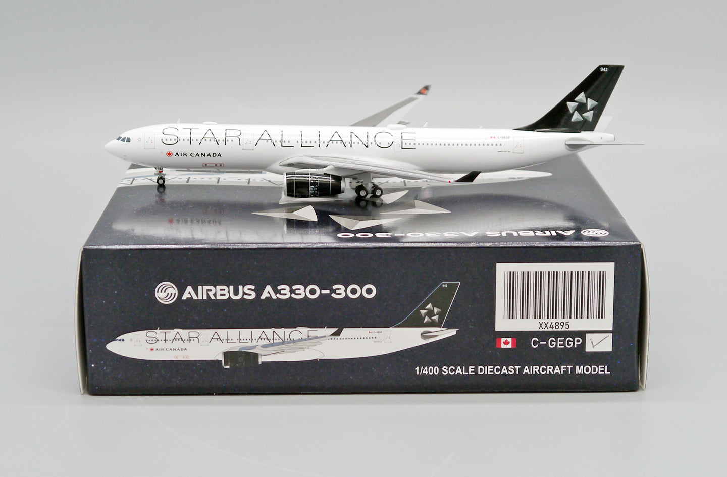 JC WINGS A330-300 AIR CANADA STAR ALLIANCE REG: C-GEGP