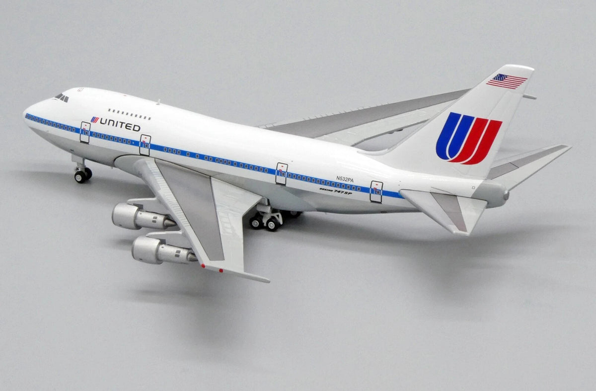 JC WINGS B747SP UNITED AIRLINES "BLUE STRIPE" (POLISHED) REG: N532PA