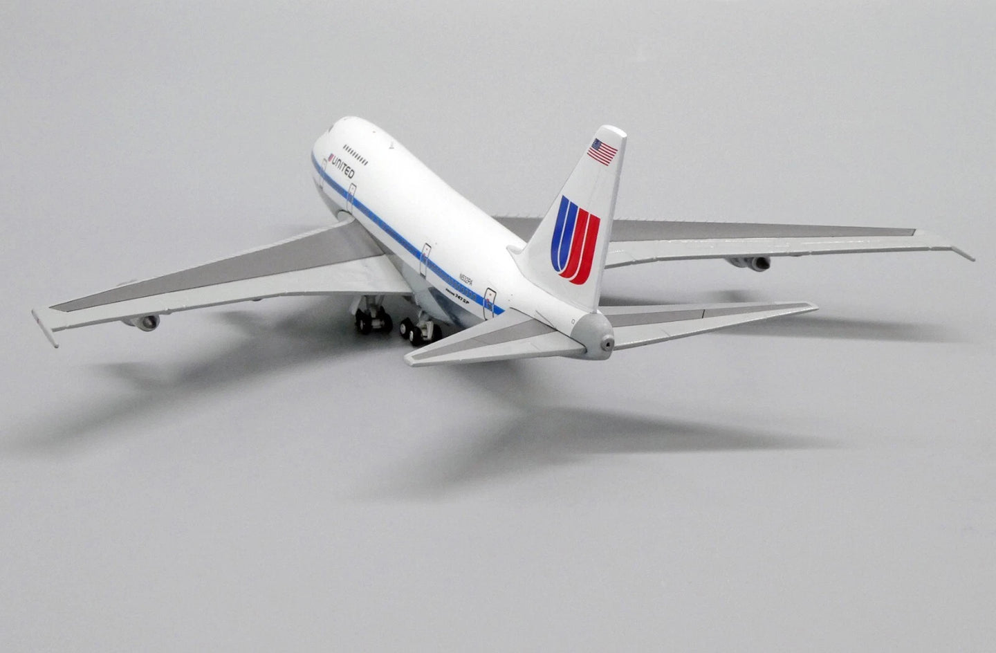 JC WINGS B747SP UNITED AIRLINES "BLUE STRIPE" (POLISHED) REG: N532PA