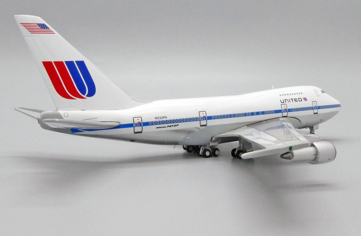 JC WINGS B747SP UNITED AIRLINES "BLUE STRIPE" (POLISHED) REG: N532PA