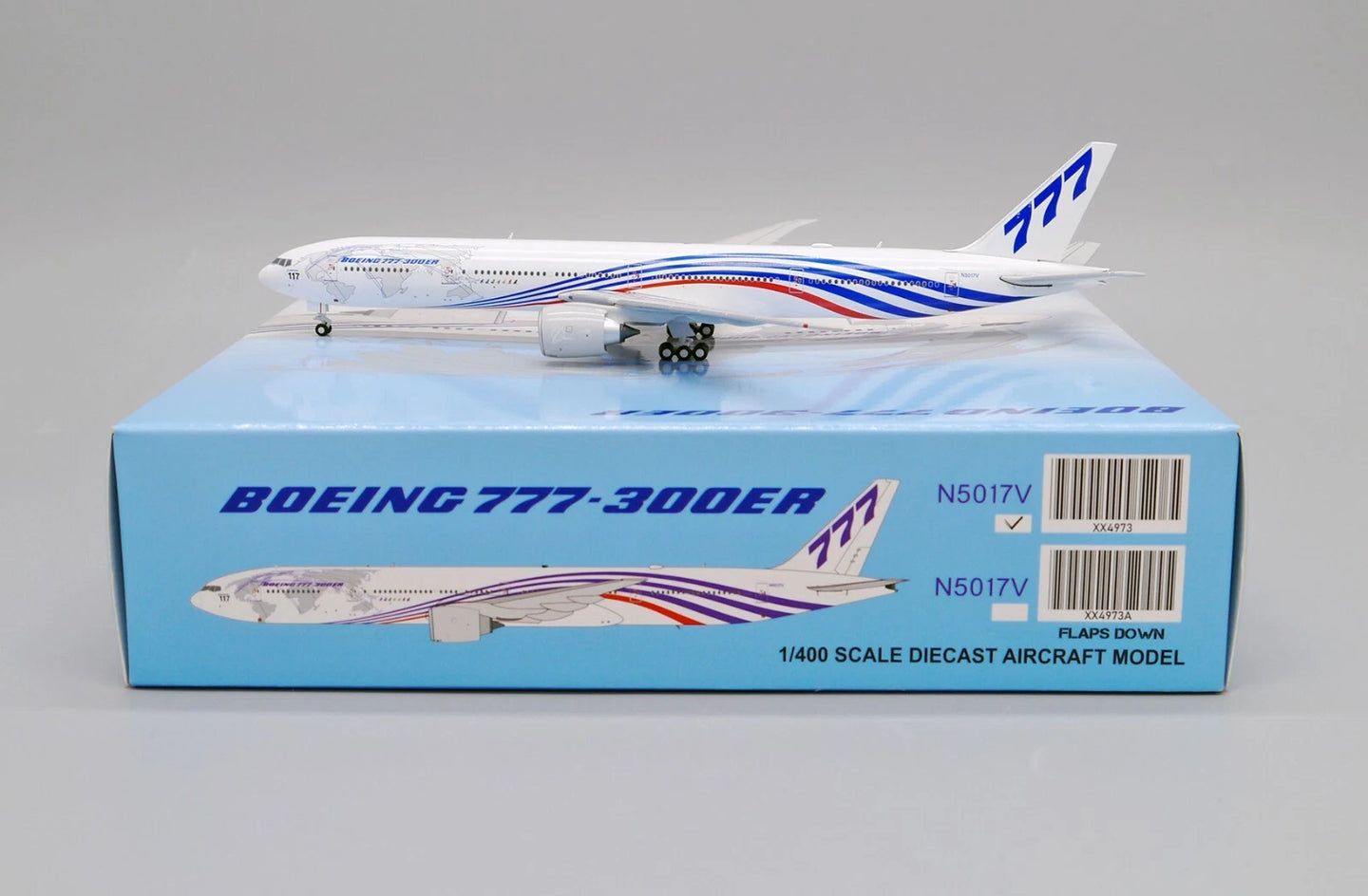 JC WINGS B777-300ER BOEING HOUSE COLOUR "WORLD TOUR" REG: N5017V