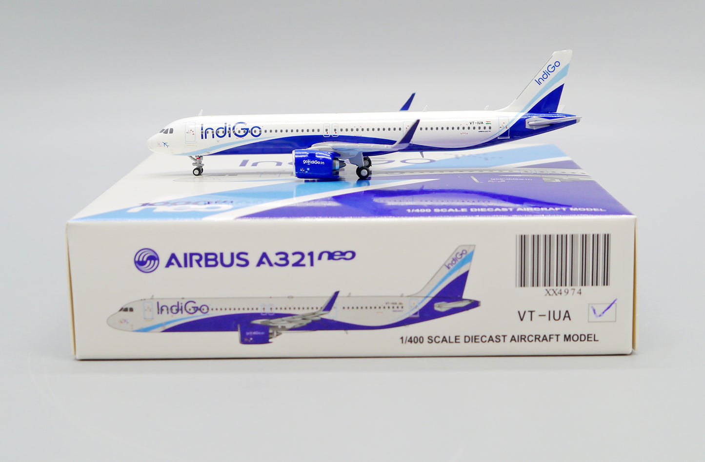 JC WINGS A321NEO INDIGO REG: VT-IUA