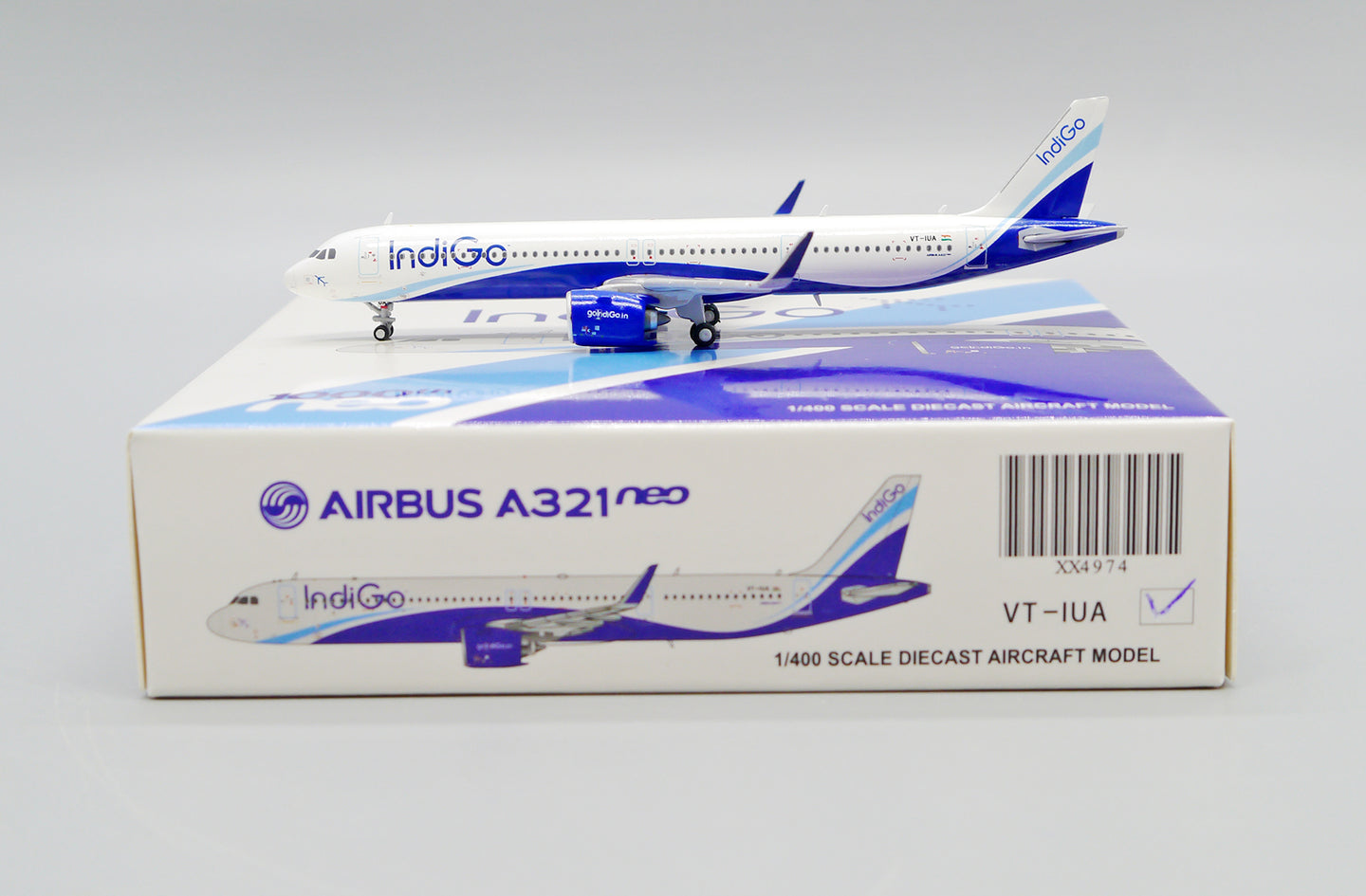 JC WINGS A321NEO INDIGO REG: VT-IUA