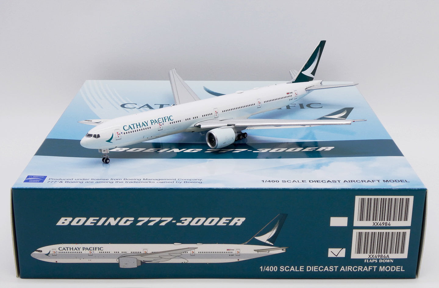JC WINGS B777-300ER CATHAY PACIFIC (FLAPS DOWN) REG: B-KQT