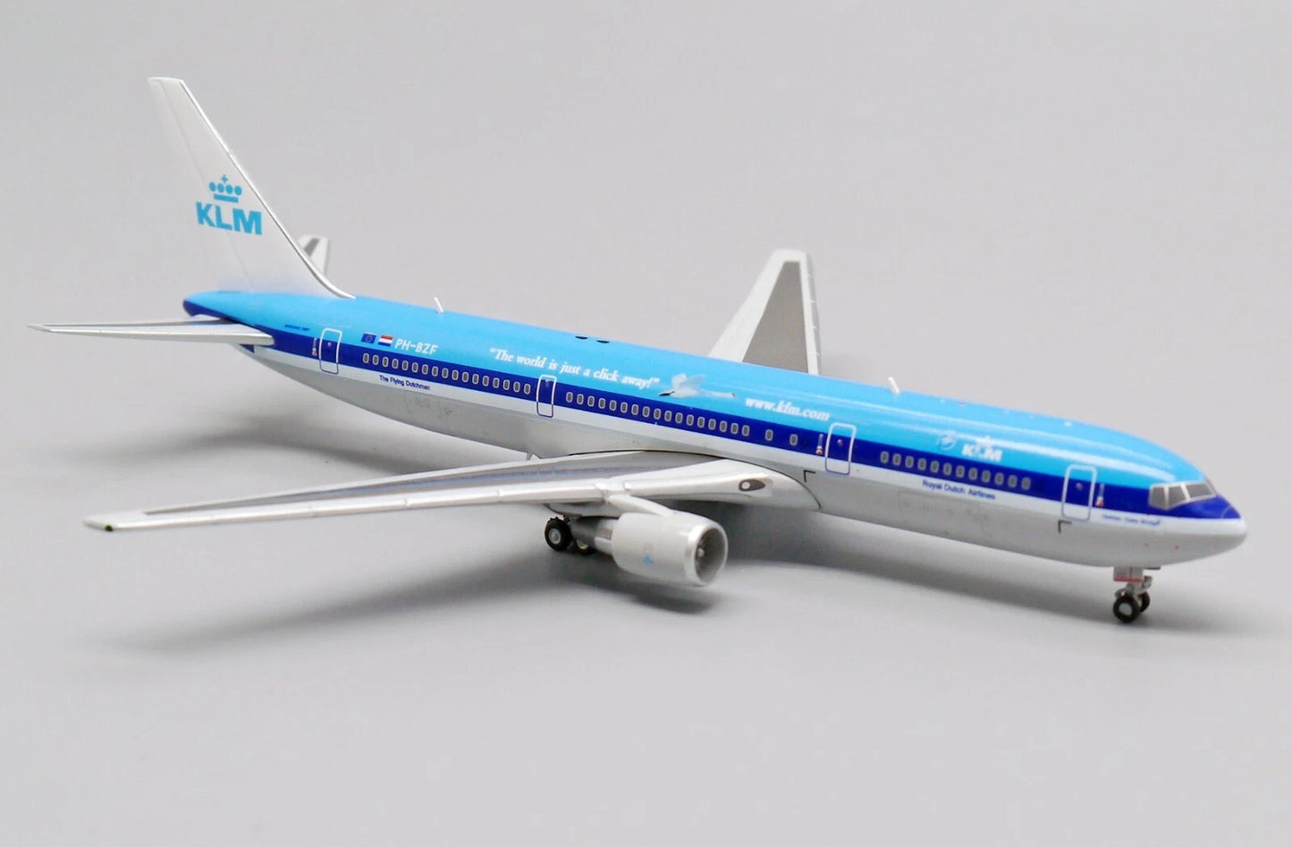 JCWINGS B767-300ER KLM ROYAL DUTCH AIRLINES "THE WORLD IS JUST A CLICK AWAY" REG: PH-BZF