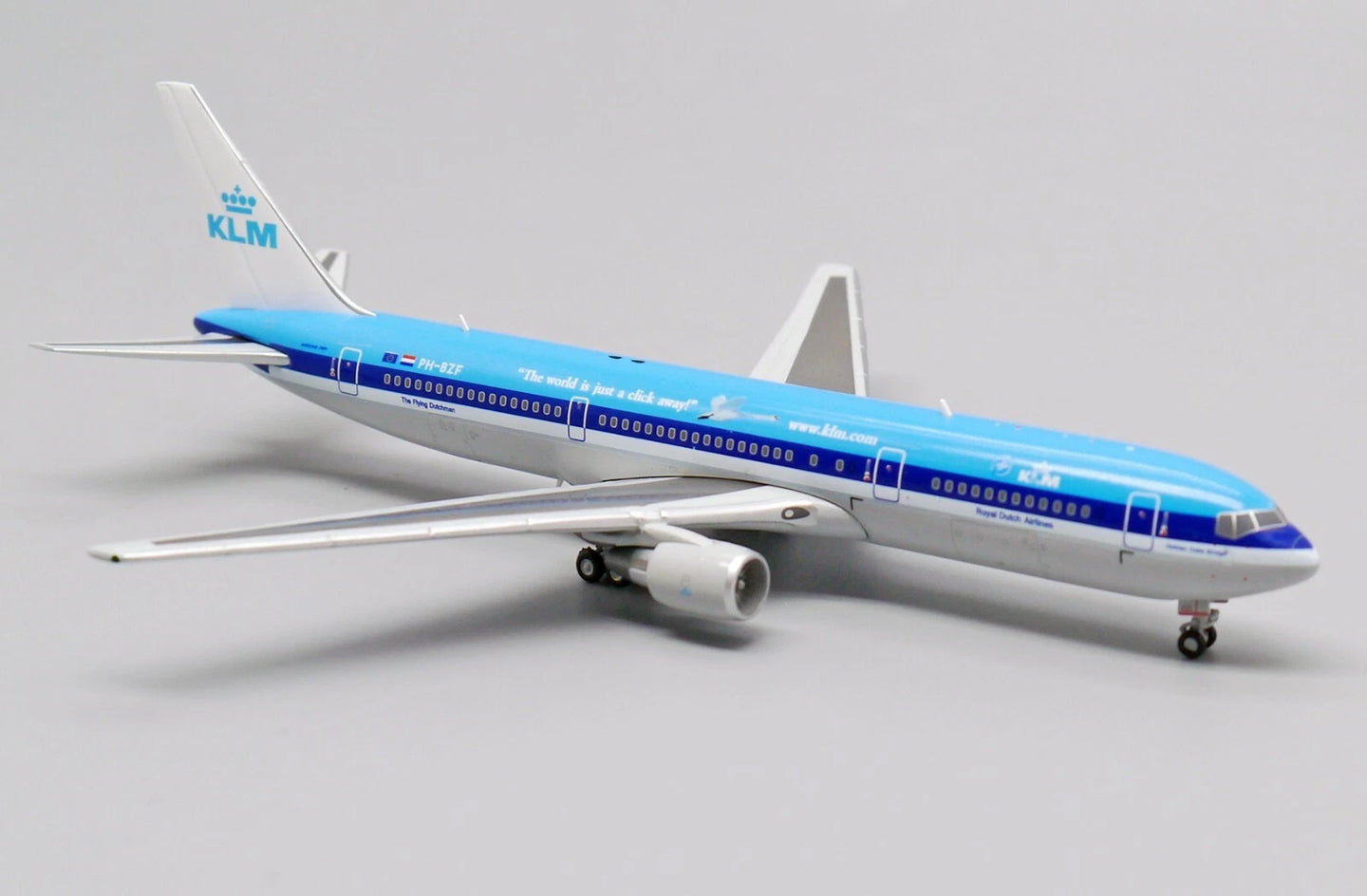 JCWINGS B767-300ER KLM ROYAL DUTCH AIRLINES "THE WORLD IS JUST A CLICK AWAY" REG: PH-BZF
