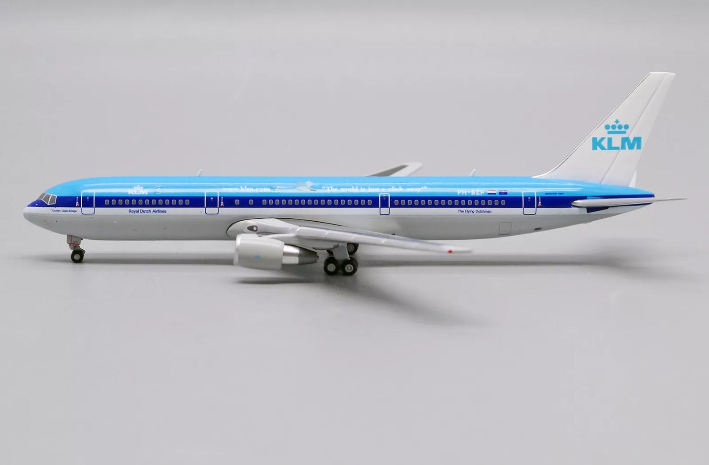 JCWINGS B767-300ER KLM ROYAL DUTCH AIRLINES "THE WORLD IS JUST A CLICK AWAY" REG: PH-BZF