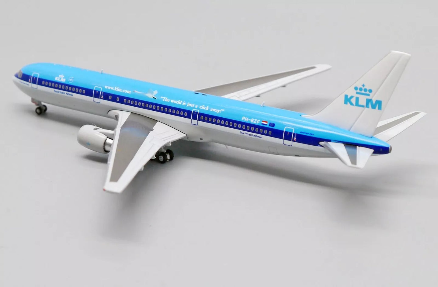 JCWINGS B767-300ER KLM ROYAL DUTCH AIRLINES "THE WORLD IS JUST A CLICK AWAY" REG: PH-BZF