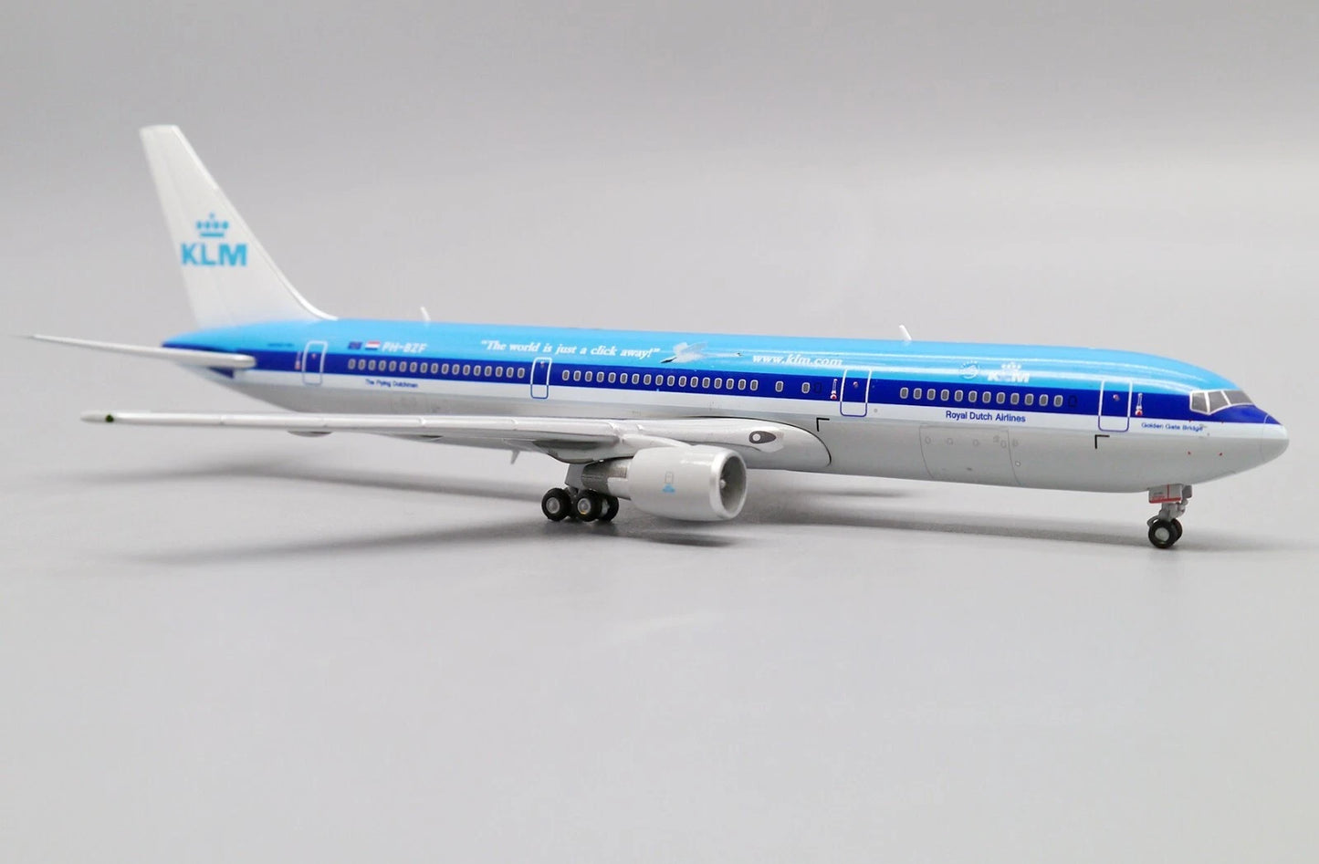 JCWINGS B767-300ER KLM ROYAL DUTCH AIRLINES "THE WORLD IS JUST A CLICK AWAY" REG: PH-BZF