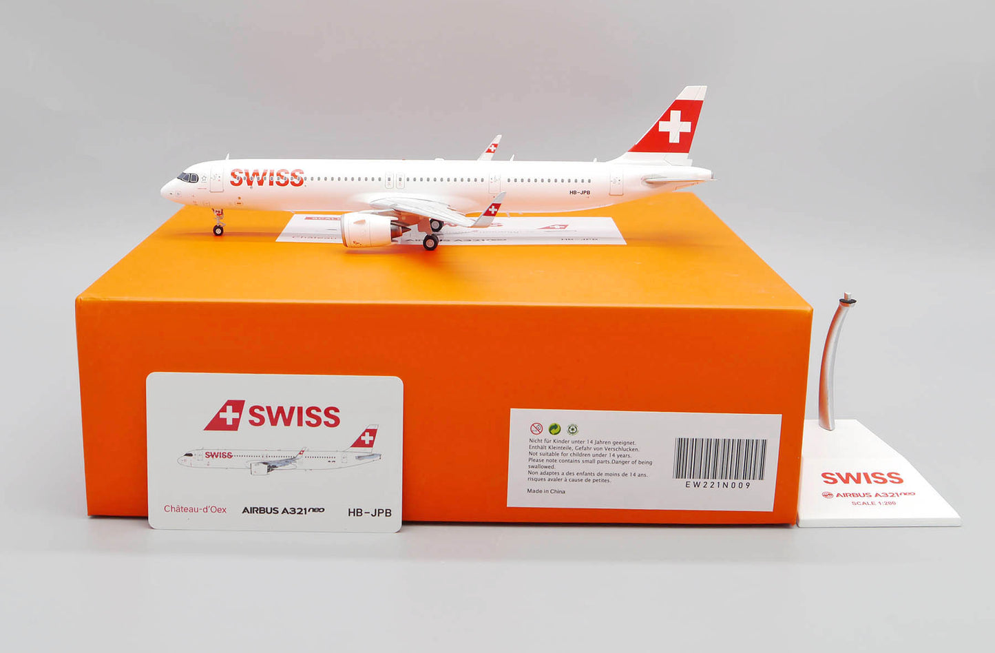 JC WINGS A321NEO SWISS REG: HB-JPB