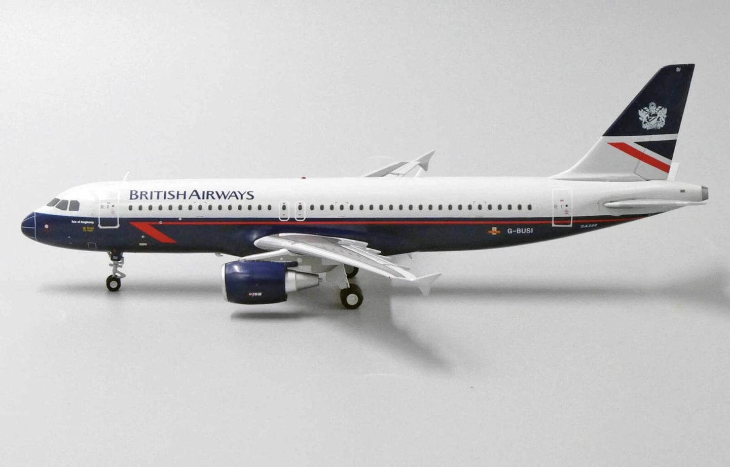 JC WINGS A320 BRITISH AIRWAYS LANDOR REG: G-BUSI