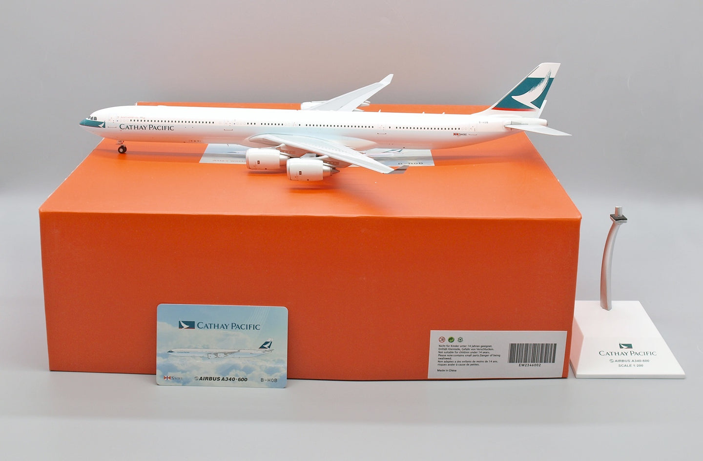 JC WINGS A340-600 CATHAY PACIFIC REG: B-HQB