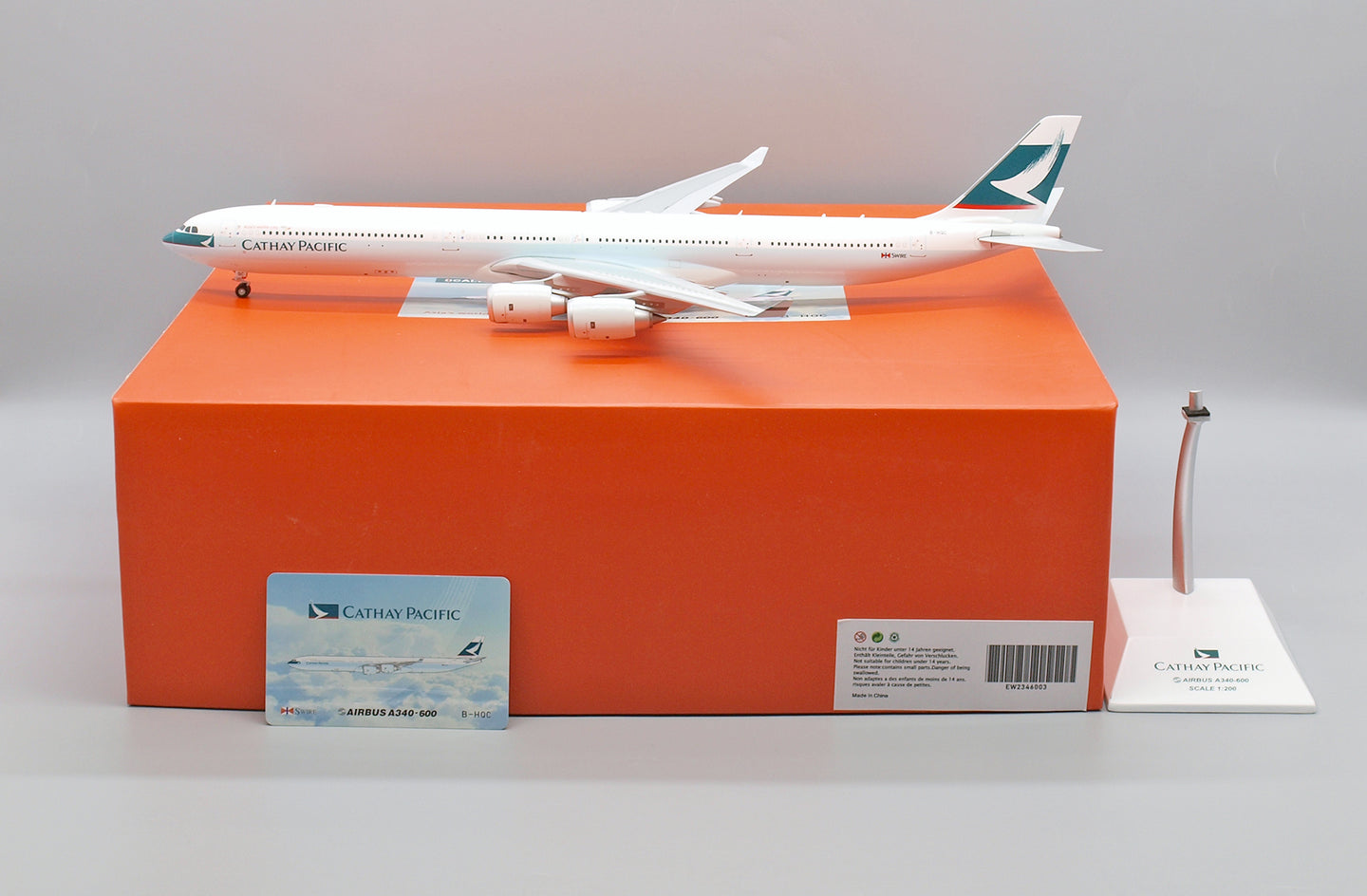 JC WINGS A340-600 CATHAY PACIFIC REG: B-HQC