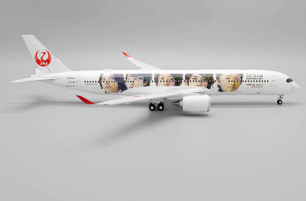 JC WINGS A350-900XWB JAPAN AIRLINES (JAL) "20TH ARASHI THANKS JET" (FLAPS DOWN) REG: JA04XJ