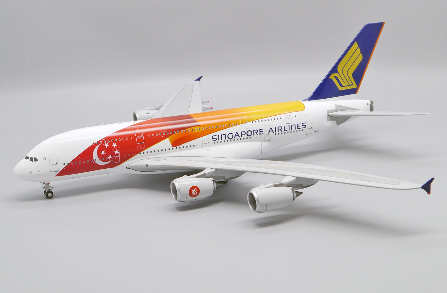 JC WINGS A380 SINGAPORE AIRLINES "SG50 LIVERY" REG: 9V-SKI